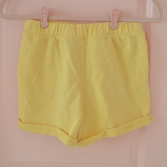 EUC Light Yellow Terrycloth Shorts - Picture 5 of 5